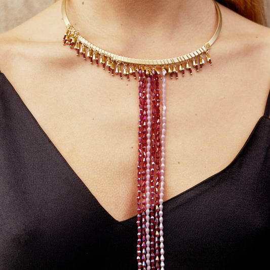 CHOKER ARO CASCADA/CANUTILLO